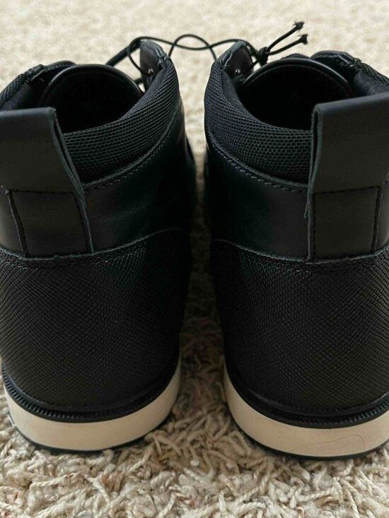 ALDO Men’s Lace-Up Chukka Dress Boots Shoes Black, Size 10.5 M (New) main image 7